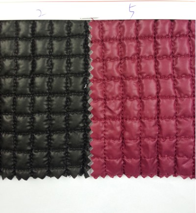 DG BITI 四方小格 A100-24 夾棉 絲絨外套用 後面照